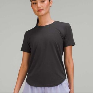 Lululemon High-Neck Running & Training T-Shirt in
Graphite Grey - 12